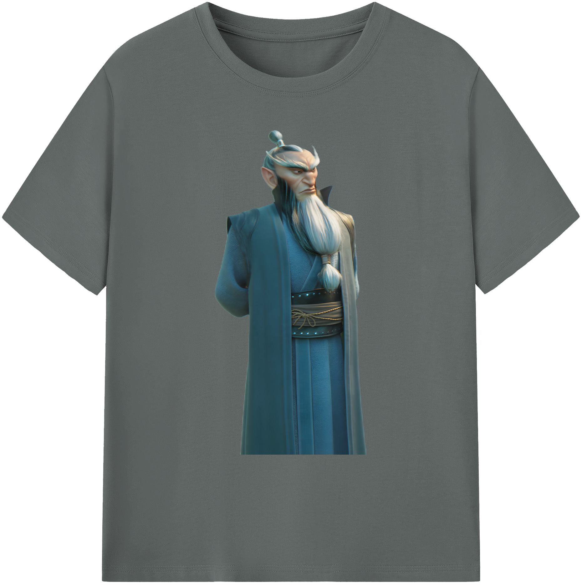 （画像用） Ne Zha 2 ナタ 魔童の大暴れ 綿100％ メンズ半袖Tシャツ｜肌触りやわらか＆通気性